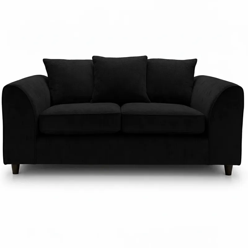 2 Seater Scatter Back Alaska (Black)