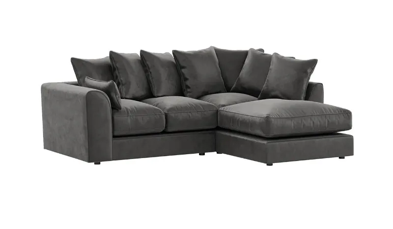 Dylan Scatter back | Plush Velvet Full Sofa Set