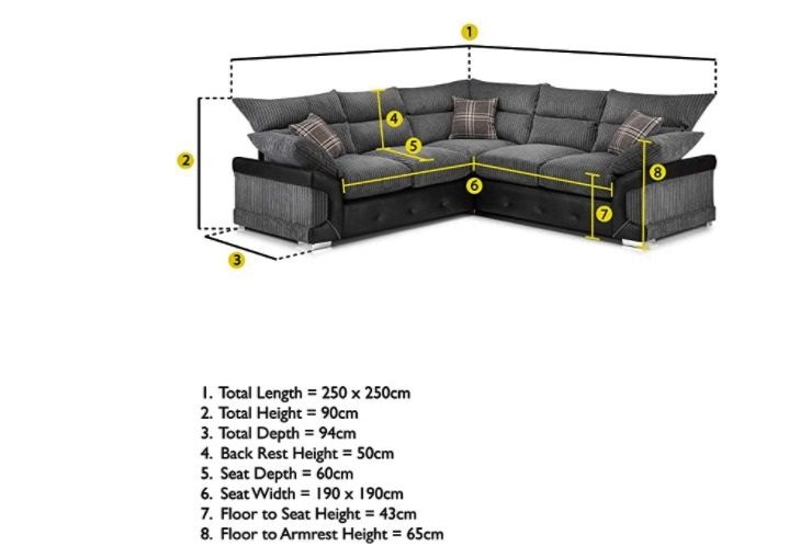 Logan Corner Sofa Brown & Mocha