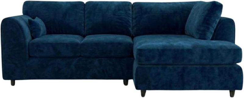 Dylan Right Hand Facing Couch for Living Room (Midnight Blue)