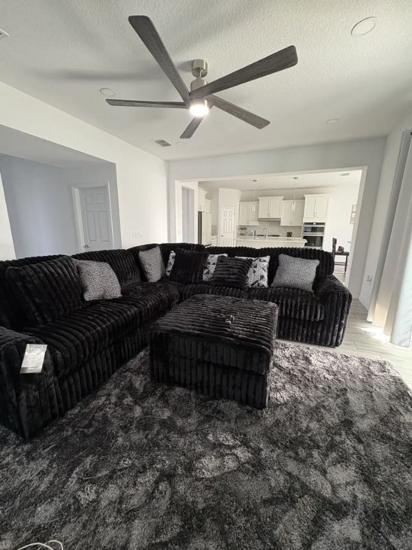 stupendous sectional 2c2 Black Corner sofa