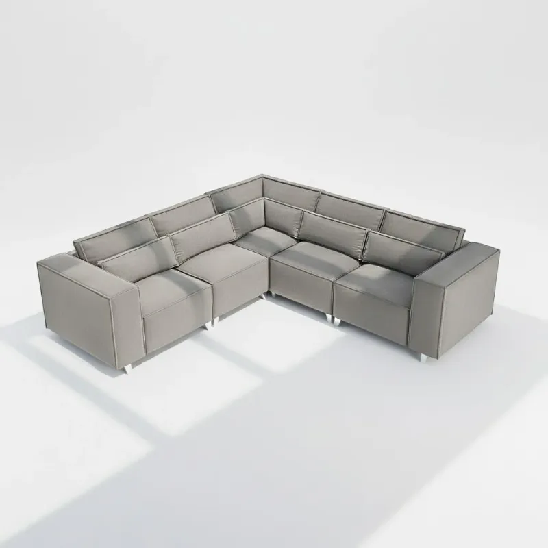 Sloane 5 Seater Corner Sofa – Modern & Spacious Design