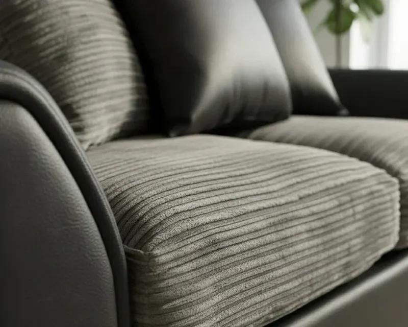 Dylan Bryon Black & Grey 2 seater sofa