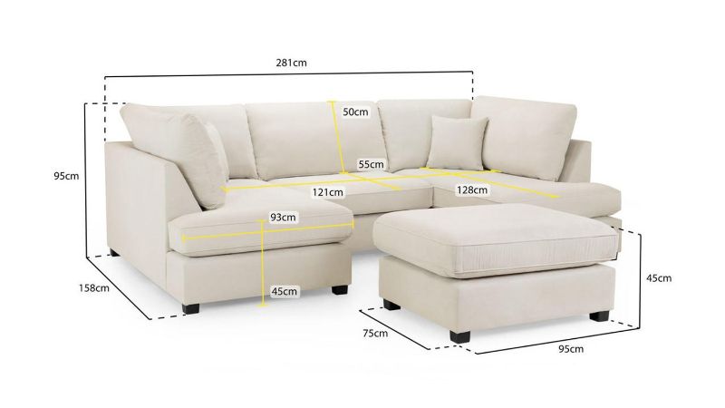 Cinema U Shape Sofa – Bespoke Handmade Sofa