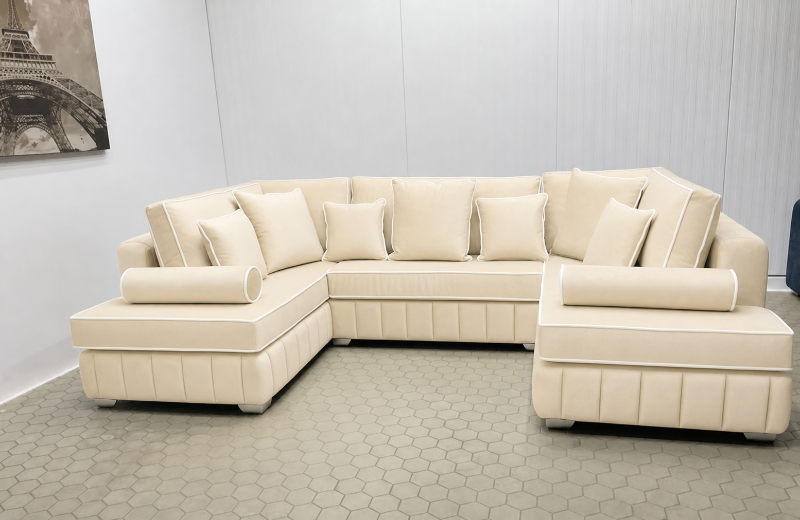 Lilly U Shape High Back sofa Set