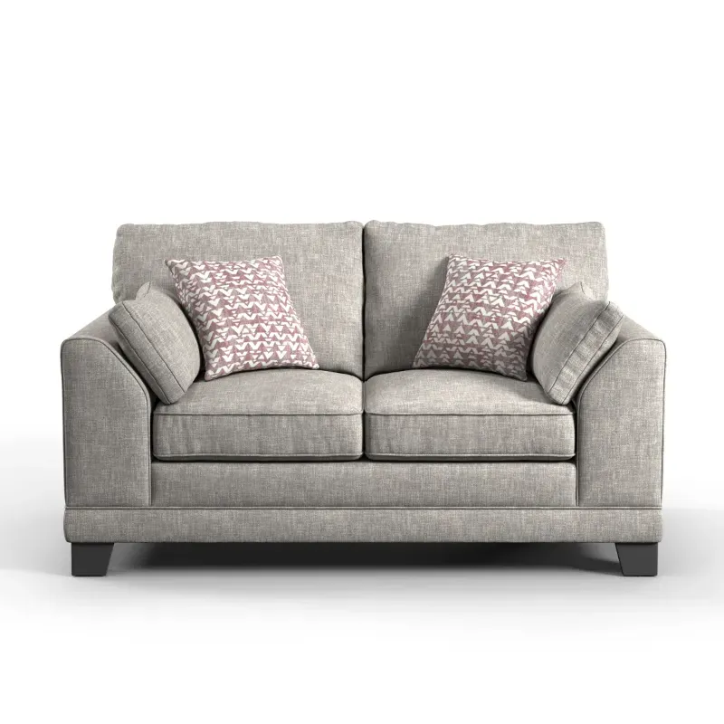 Dylan Barcelona 2 seater high Back sofa (Light Grey)