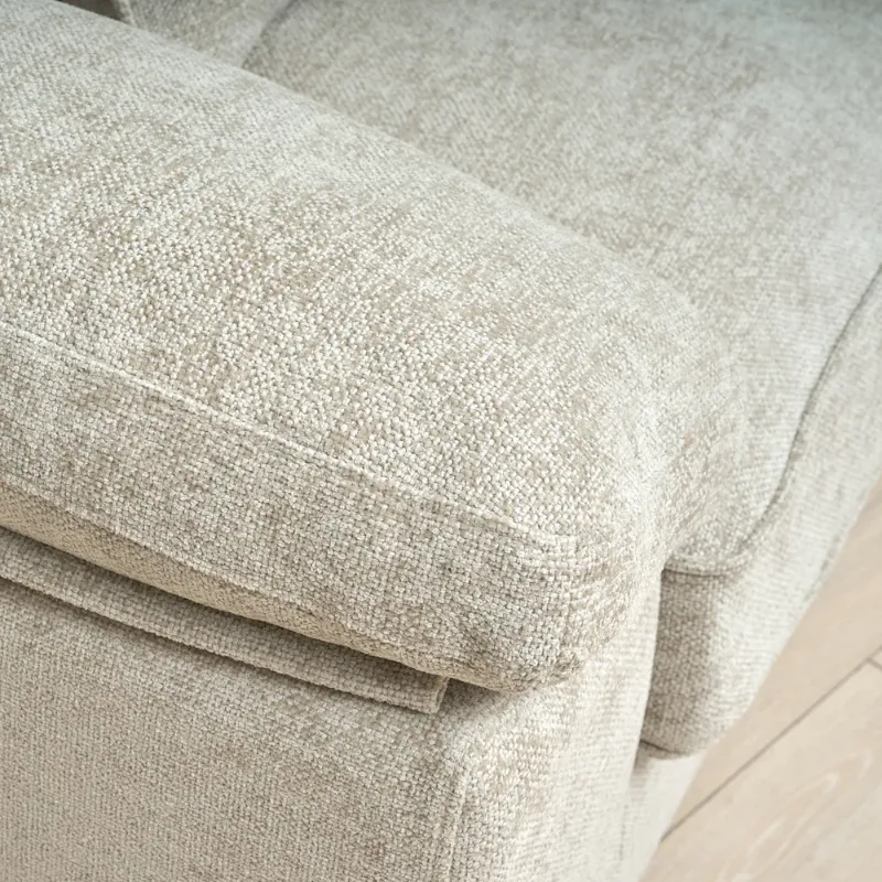 3 Seater Light Grey Cheille Sofa