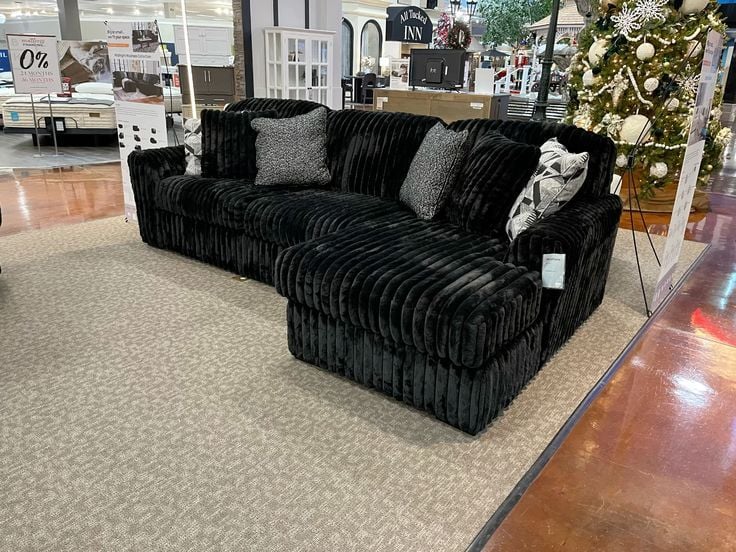 Stupeldous L-Shape Sectional Corner Sofa – Modern 4 Seater