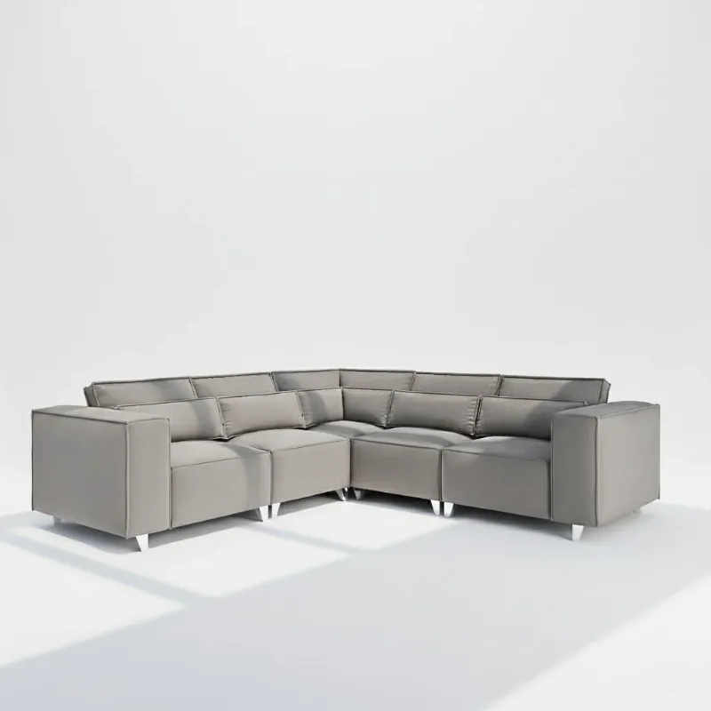 Sloane 5 Seater Corner Sofa – Modern & Spacious Design