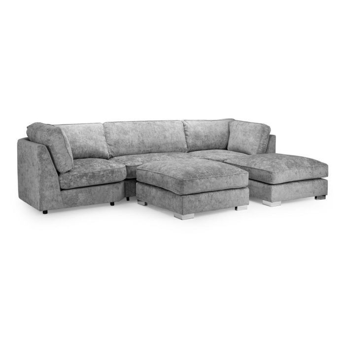 Bishop Platinum U Shape Full Back Sofa – Luxury Large Corner Suite with Firm Support
