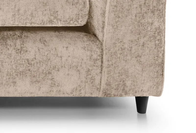 Alaska Luxury Beige 3 Seater Sofa
