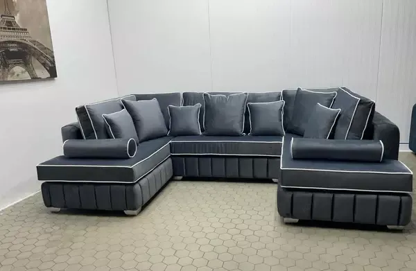 Lilly U Shape High Back sofa Set