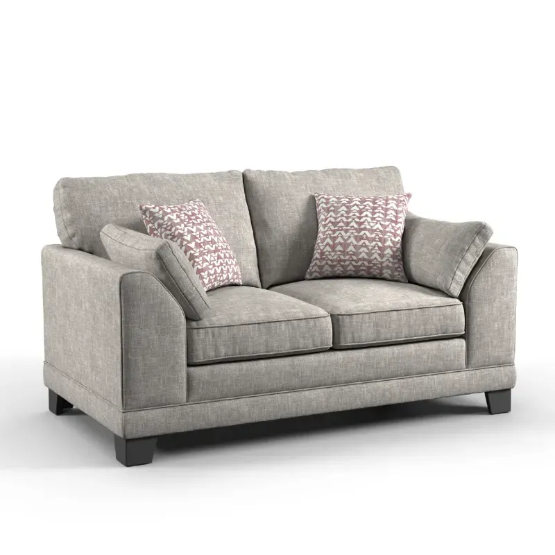 Dylan Barcelona 2 seater high Back sofa (Light Grey)