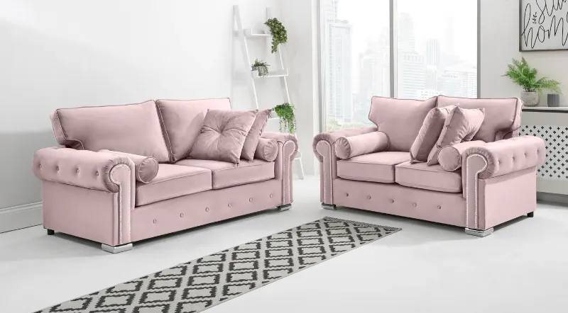 Ashwin 3+2 seater Full Back New Steel