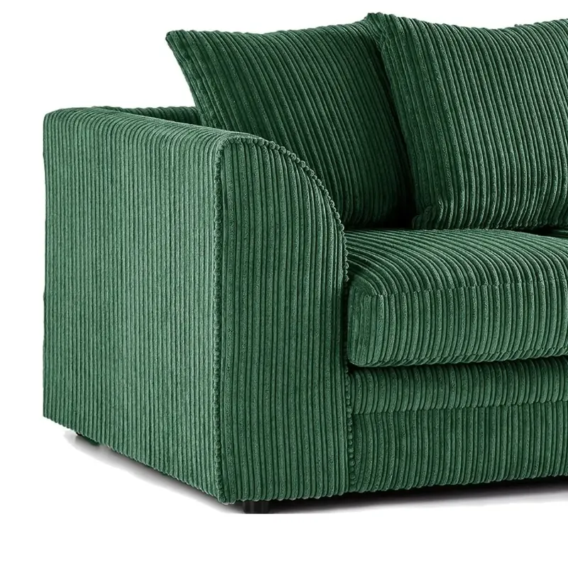 Hannah Jumbo Cord 4 Seater Right Hand Facing Corner Sofa