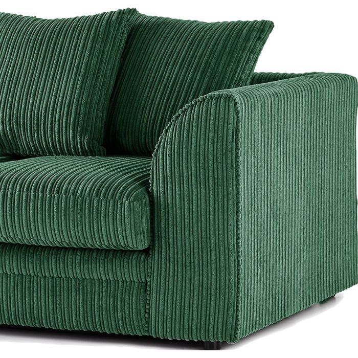 Hannah Jumbo Cord 4 Seater Left Hand Facing Corner Sofa