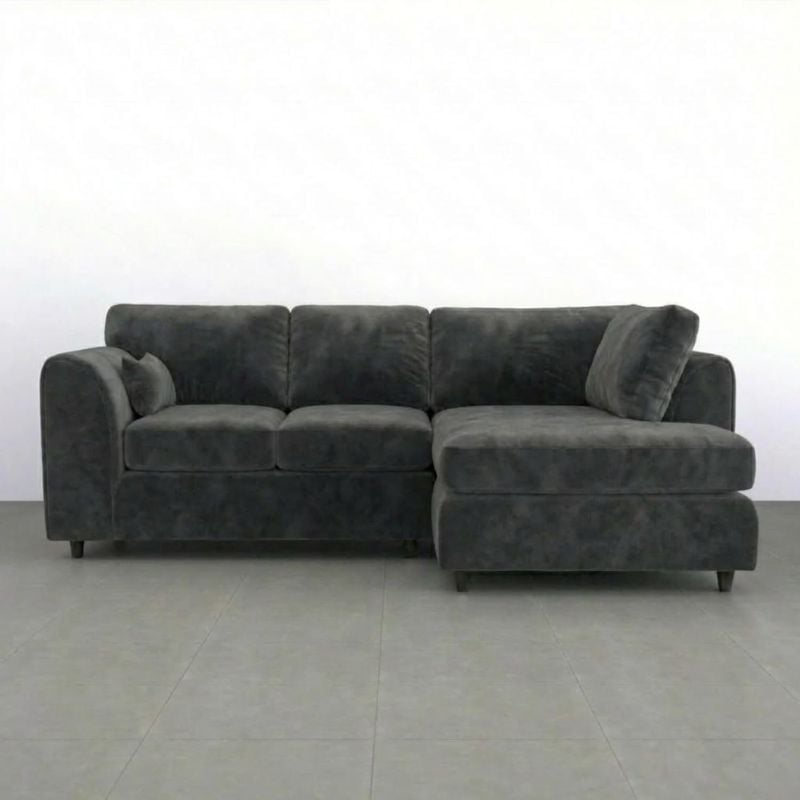 Dylan Right Hand Facing Couch for Living Room (Dark Grey)