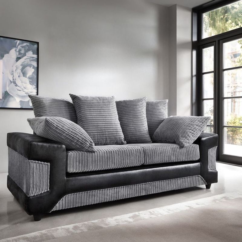 Dyno 3 Seater Sofa - Black