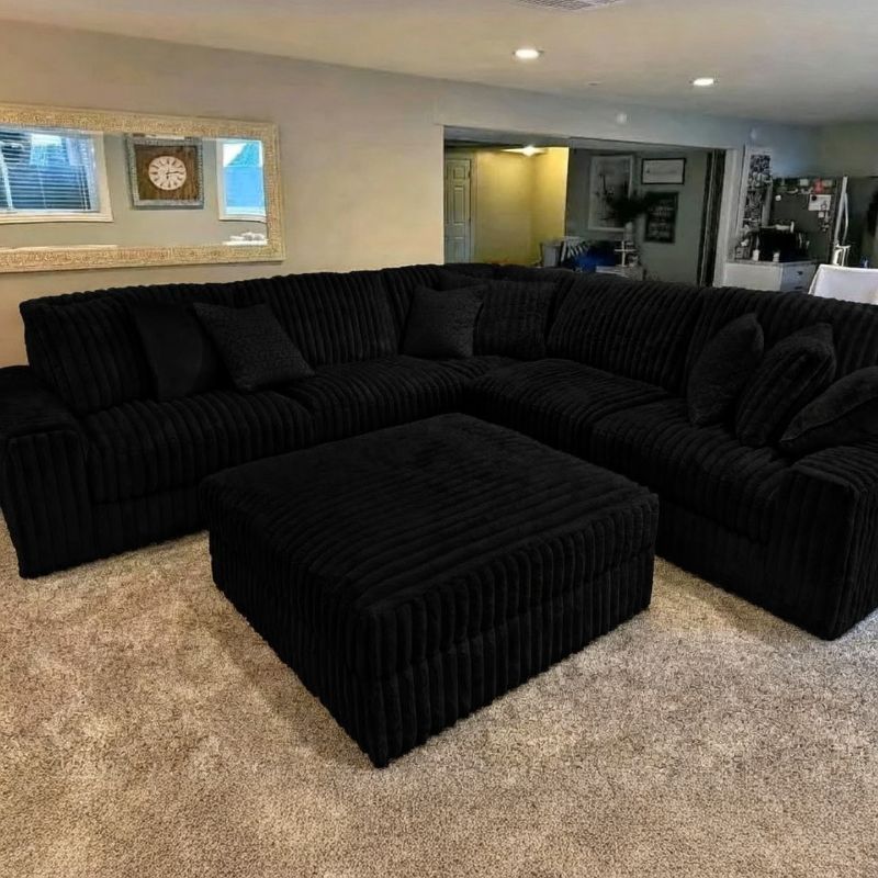 ✨ Stupendous Sectional 2C2 5-Seater Corner Sofa & Armchair Set ✨