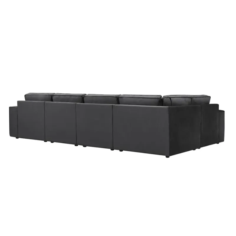 Sloane Large Right Hand L-Shape Sofa (Black)