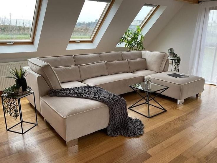 Sloane U-Shape Sofa – Luxury Comfort with Modern Elegance