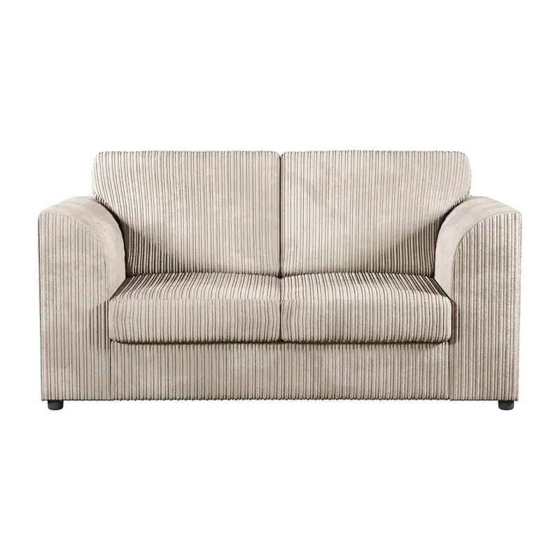 2 Seater Corduroy Sofa High back (cream)