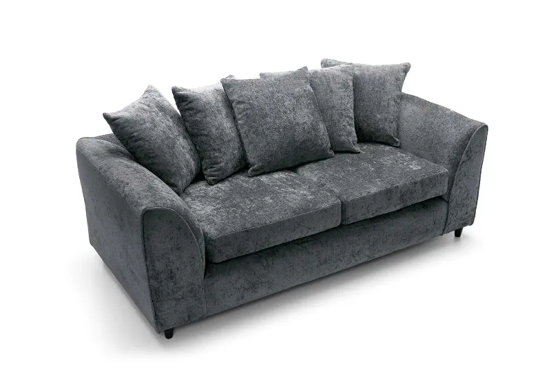 Alaska Modern Grey 3 Seater Couch