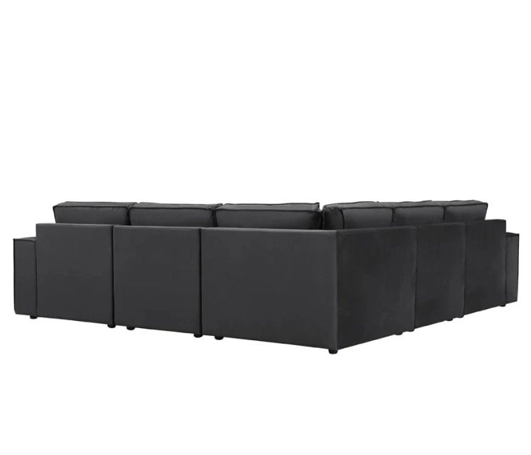 Sloane 2C2 High Back Plush Velvet Corner Sofa – Luxury Deep-Seated Comfort Suite