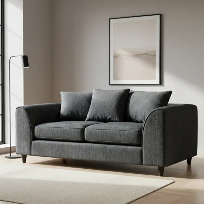 2 Seater Scatter Back Alaska (Grey)