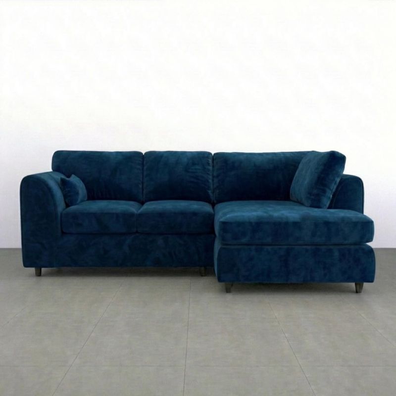 Dylan Right Hand Facing Couch for Living Room (Midnight Blue)