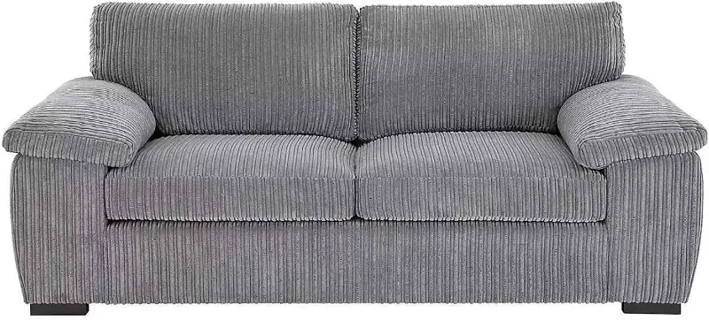 Jumbo Cord 2 Seater Sofa Stylish & Compact Sofa for Modern Living Rooms and Flats Enhance Comfort Without Compromising Space