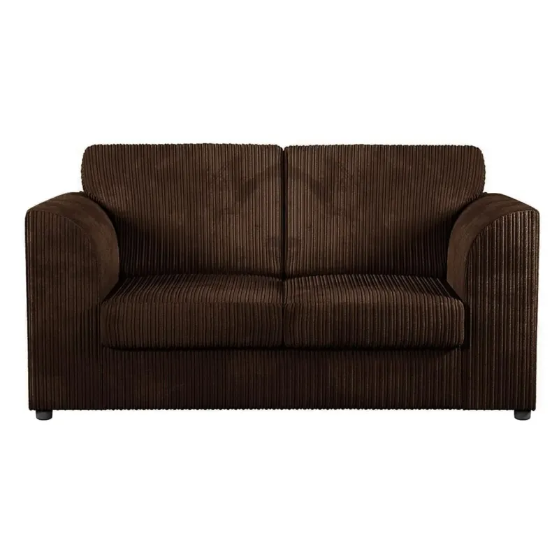 2 Seater Corduroy Sofa High back (Brown)