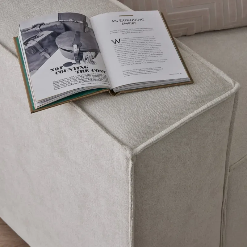 Sloane Large Right Hand L-Shape Sofa (Cream)