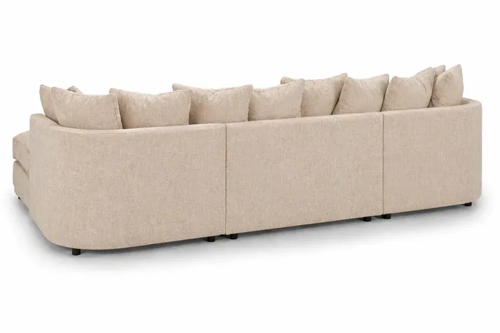 Bishop Alaska Beige U Shape Sofa