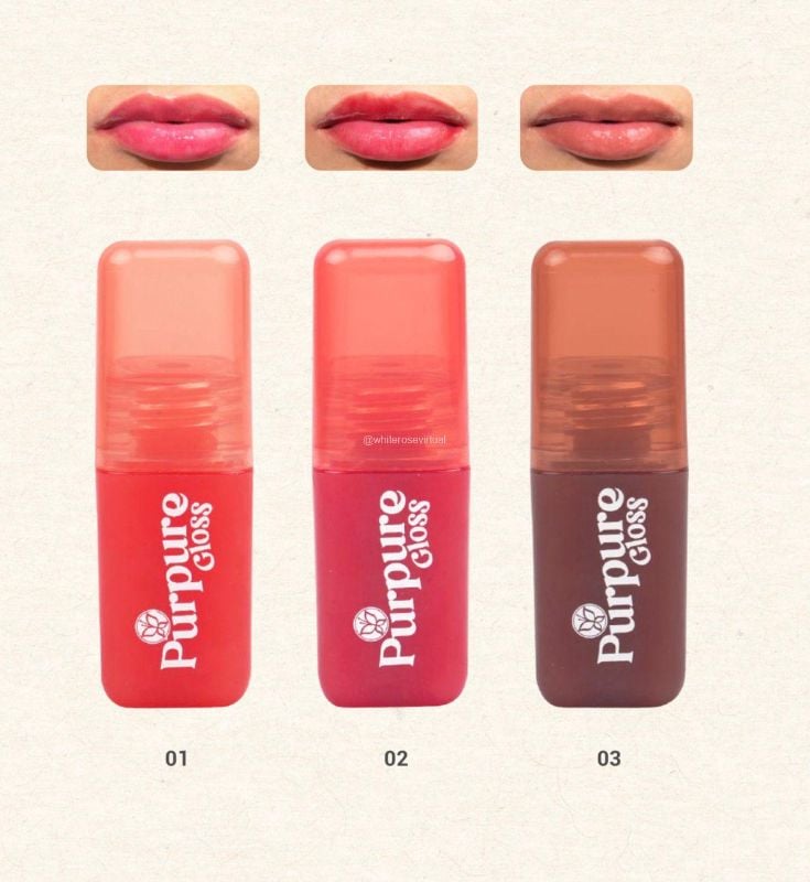 Lip Gloss Cuadrado Purpure