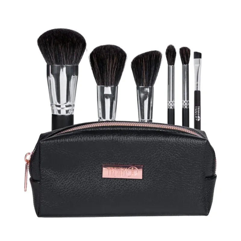 Kit Brochas Mini X6 Negro