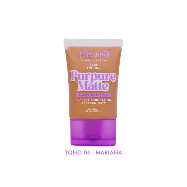 Base Liquida Matte Pequeña Purpure
