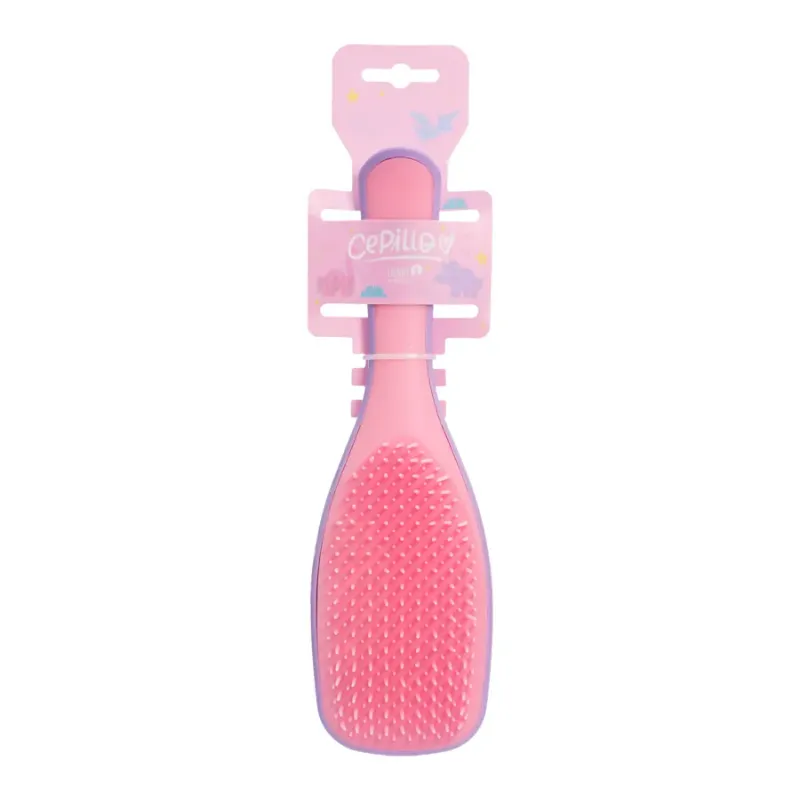 Cepillo Anti Frizz Rosado Ref CDT1857