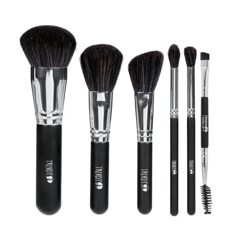 Kit Brochas Mini X6 Negro
