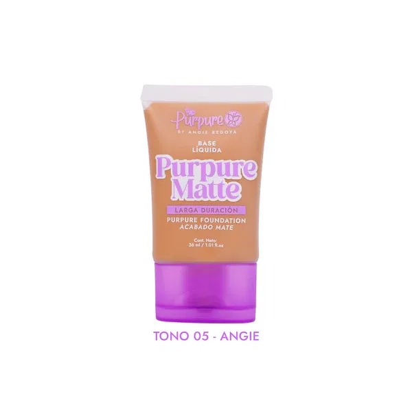 Base Liquida Matte Pequeña Purpure