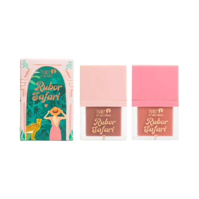 Kit Dúo Rubor Líquido Safari Blush