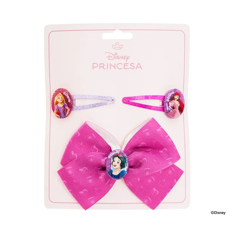 Kit Moño Y Hebilla Princesas