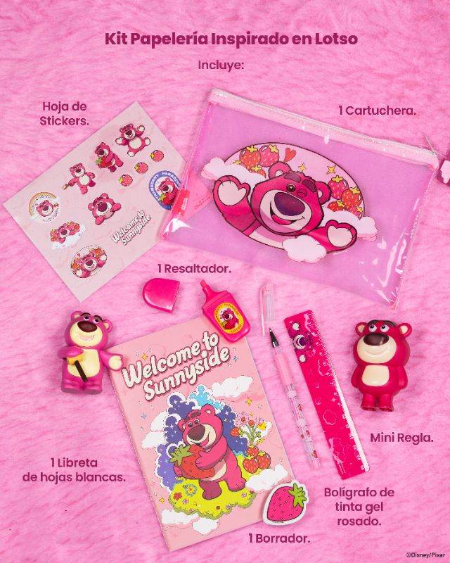 Kit Papeleria Lotso