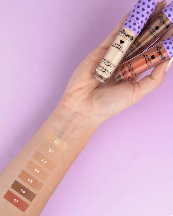 Corrector Liquido Hidratante Chica Purpure