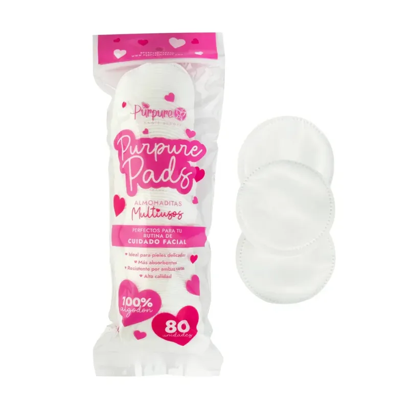 Pads Algodon x80 Purpure