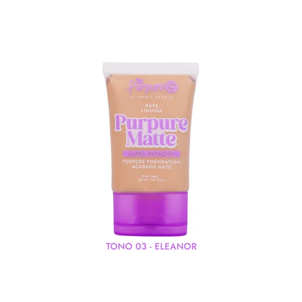 Base Liquida Matte Pequeña Purpure