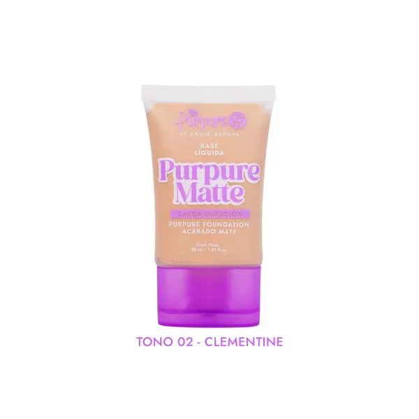 Base Liquida Matte Pequeña Purpure