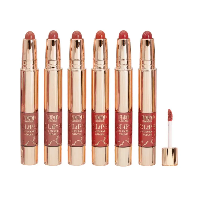 Labial Doble Barra Y Gloss Eclipse