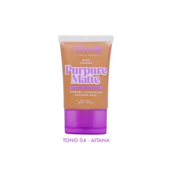 Base Liquida Matte Pequeña Purpure