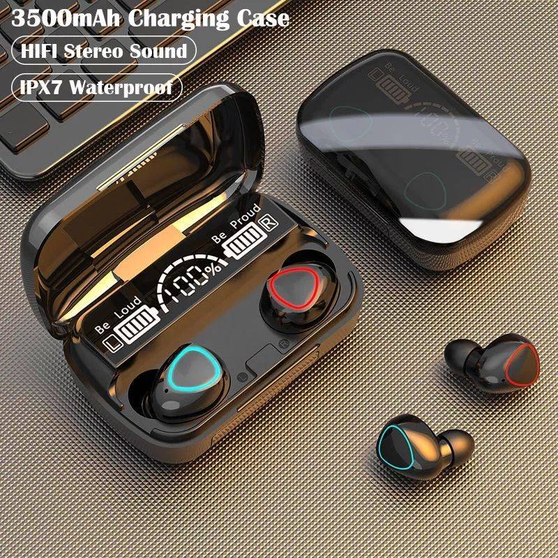 M10 TWS Wireless Headphones Touch Control Bluetooth-Compatible 5.1 Earphones Wireless Headset